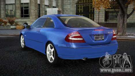 Mercedes-Benz CLK 63 AMG Fefaduqa para GTA 4