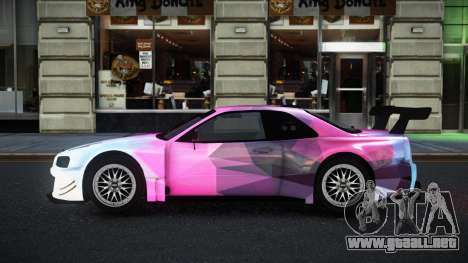 Nissan Skyline R34 Jagrao S1 para GTA 4