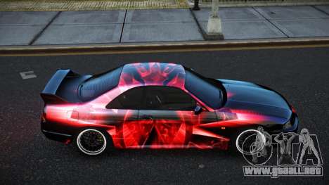 Nissan Skyline R33 Hacoley S6 para GTA 4