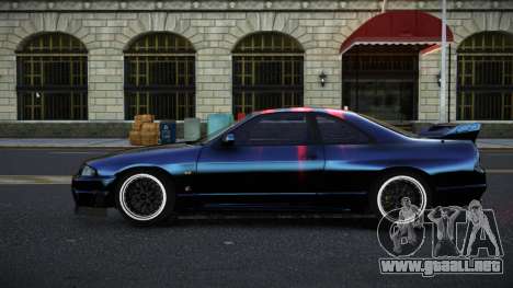 Nissan Skyline R33 Hacoley S6 para GTA 4