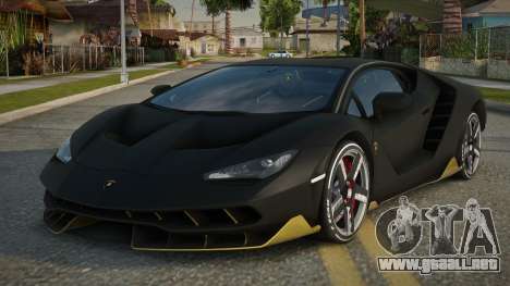 Lamborghini Centenario 17th para GTA San Andreas