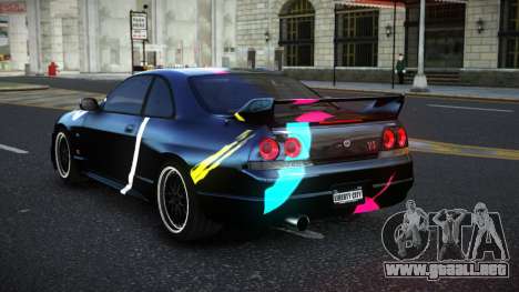 Nissan Skyline R33 Hacoley S14 para GTA 4