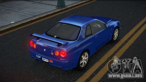 Nissan Skyline R34 Gaselly para GTA 4