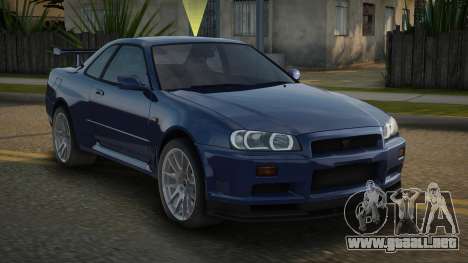 Nissan Skyline GT-R R34 99th para GTA San Andreas