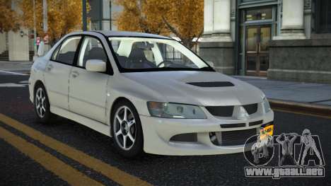 Mitsubishi Lancer Evolution VIII Mevozut para GTA 4