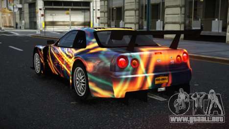 Nissan Skyline R34 Jagrao S7 para GTA 4