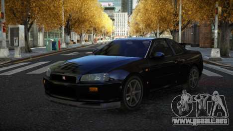 Nissan Skyline R34 Wucweraye para GTA 4