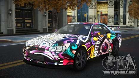 Nissan Skyline R34 Gaselly S8 para GTA 4