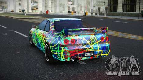 Nissan Skyline R33 Hacoley S8 para GTA 4