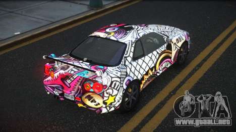 Nissan Skyline R34 Gaselly S8 para GTA 4