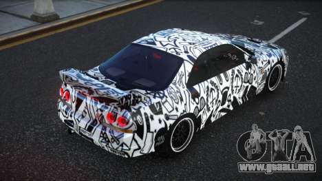 Nissan Skyline R33 Hacoley S13 para GTA 4