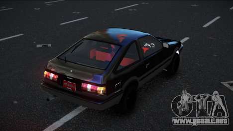 Toyota AE86 Wuhazutec para GTA 4