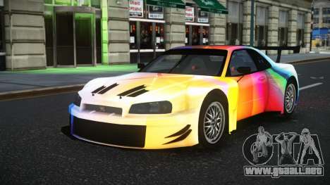 Nissan Skyline R34 Jagrao S12 para GTA 4