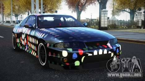 Nissan Skyline R33 Hacoley S2 para GTA 4