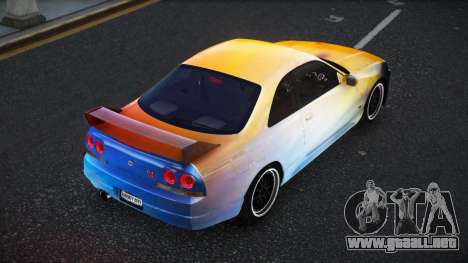 Nissan Skyline R33 Hacoley S11 para GTA 4