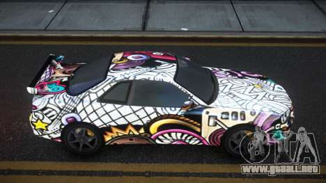 Nissan Skyline R34 Gaselly S8 para GTA 4