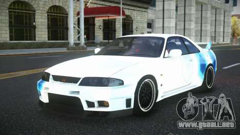 Nissan Skyline R33 Hacoley S7 para GTA 4