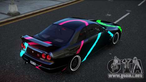 Nissan Skyline R33 Hacoley S14 para GTA 4