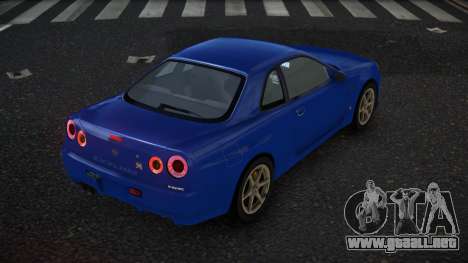 Nissan Skyline R34 Cuzdu para GTA 4