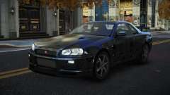Nissan Skyline R34 Gaselly S14 para GTA 4