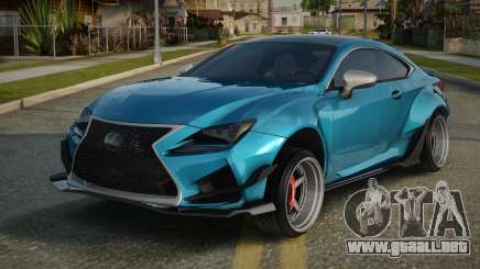 Lexus RC-F Chiran para GTA San Andreas