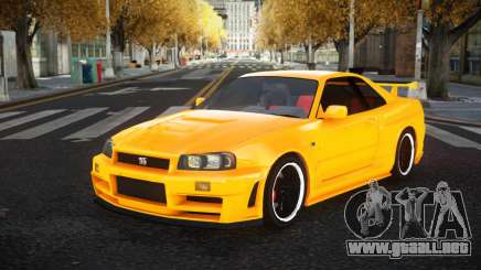 Nissan Skyline R34 Zecape para GTA 4