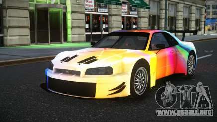 Nissan Skyline R34 Jagrao S12 para GTA 4