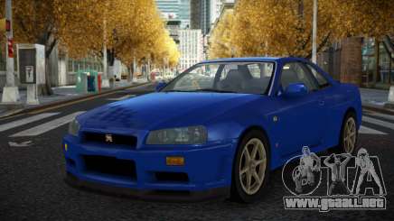 Nissan Skyline R34 Cuzdu para GTA 4