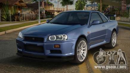 Nissan Skyline GT-R R34 99th para GTA San Andreas