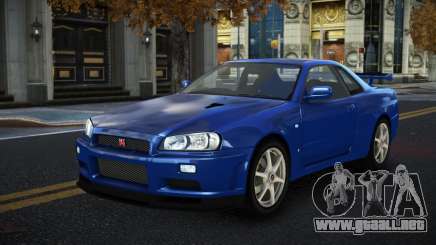 Nissan Skyline R34 Gaselly para GTA 4