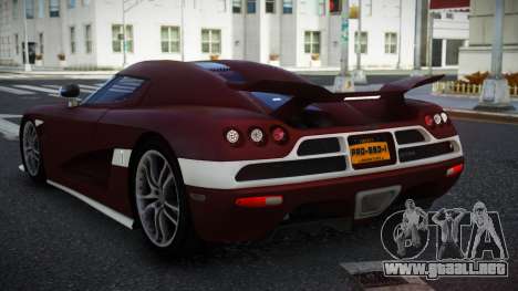 Koenigsegg CCXR Cilzoqufo para GTA 4