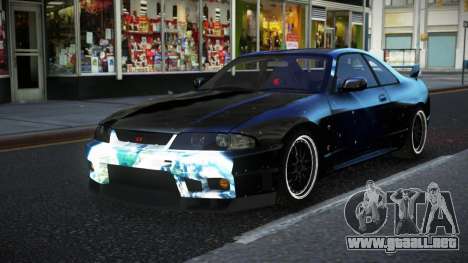 Nissan Skyline R33 Risic S11 para GTA 4