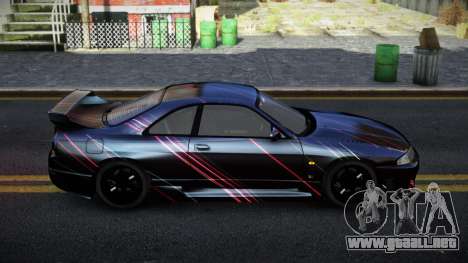 Nissan Skyline R33 Letyxis S1 para GTA 4