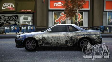 Nissan Skyline R34 Owyna S5 para GTA 4
