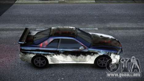 Nissan Skyline R34 Owyna S5 para GTA 4