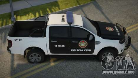 Ford Ranger 2018 PCERJ para GTA San Andreas