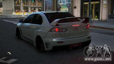 Mitsubishi Lancer Evolution X Iwit para GTA 4