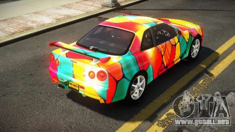 Nissan Skyline R34 Nehgan S11 para GTA 4