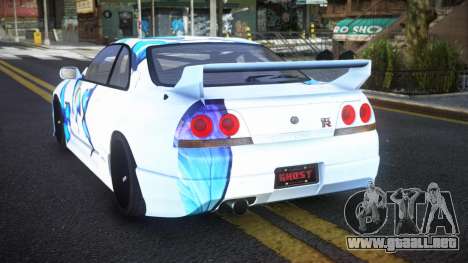 Nissan Skyline R33 Letyxis S2 para GTA 4