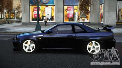 Nissan Skyline R34 Ruwi para GTA 4