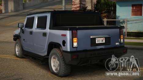 Hummer H2 Sut 2006 Cristales Negros para GTA San Andreas
