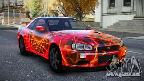 Nissan Skyline R34 Owyna S13 para GTA 4