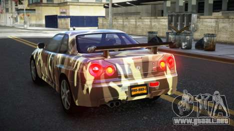 Nissan Skyline R34 Calosca S7 para GTA 4