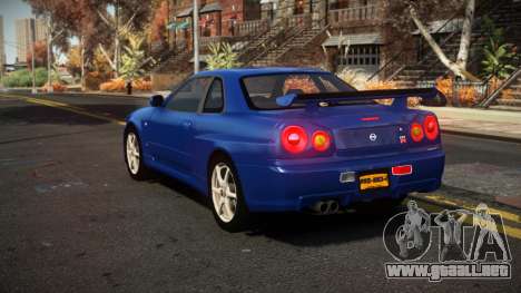 Nissan Skyline R34 Nehgan para GTA 4