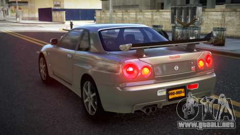 Nissan Skyline R34 Calosca para GTA 4