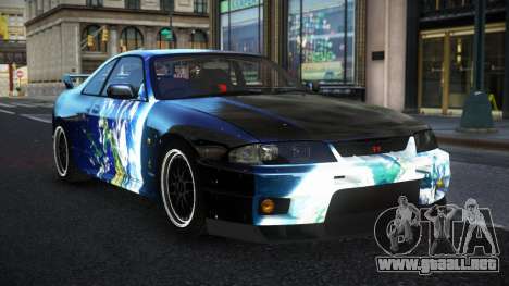 Nissan Skyline R33 Risic S11 para GTA 4