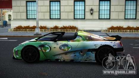 Koenigsegg Agera Jesca S8 para GTA 4