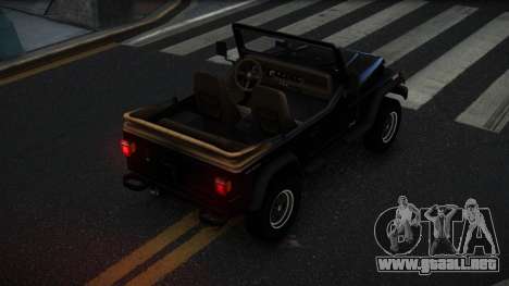 Jeep Wrangler Izuf para GTA 4