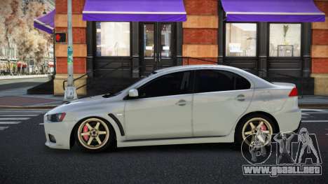 Mitsubishi Lancer Evolution X Nihtesuva para GTA 4