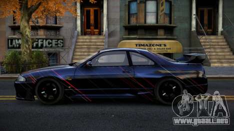 Nissan Skyline R33 Letyxis S1 para GTA 4